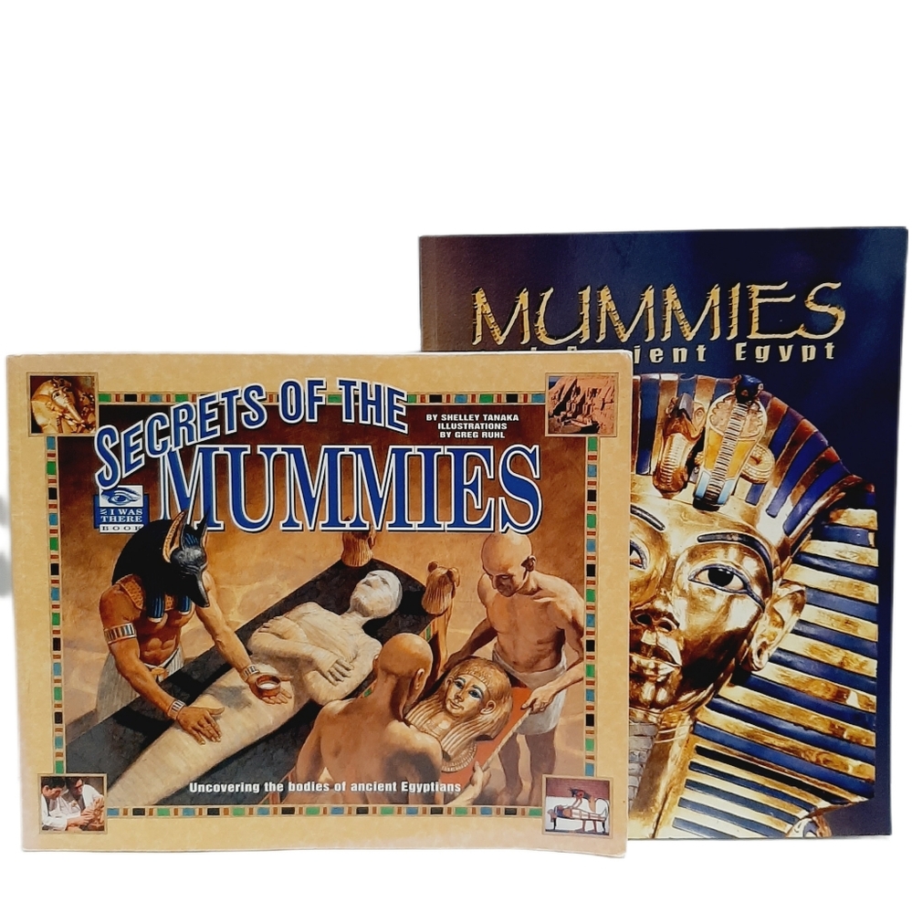 🍒4 for $20🍒 2X Mummies and Ancient Egypt Kids Books Paperback Educational